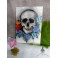 Memento Mori Postcard, Vanity, Skull, Greeting, Card, Art, Gothic, Curiosities, Oddities, Anatomy