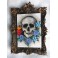 Carte Postale Memento Mori, Vanité, Tete de mort, Skull, Illustration, Art, Voeux, Gothique