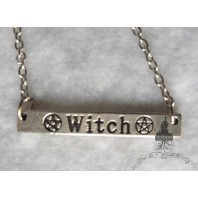 Collier Witch - Sorcière, Wicca, Occulte, Esotérique, Pentacle, Sorcellerie, Magie, Witch