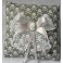 Coussin Porte Alliances Skulls Gris - Mariage Gothique Gris Blanc Shabby Rockabilly Dias de los Muertos