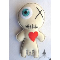 Dipygus Voodoo Doll, Siamese, Freak, Circus, Twins, Conjoined, Monster, Voodoo Doll, Mummy, Valentine, Freakshow, Halloween