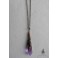 The Violet's Message Pendulum Copper Necklace, Wicca, Magic, Elven
