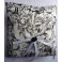 Coussin d'Alliances Mariage Angelots Noir Blanc - Gothique, Cupidon, Ange, Chérubin, French, Victorien, Mariage noir