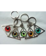 Esoteric All-seeing Eye Providence Keychain, Triangle, Taxidermy, Pyramid, Witch, Wiccan, Occult, Witchcraft, Magic, Keyring