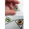 Esoteric All-seeing Eye Providence Keychain, Triangle, Taxidermy, Pyramid, Witch, Wiccan, Occult, Witchcraft, Magic, Keyring