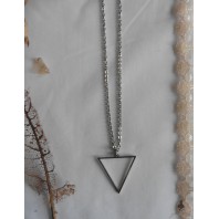 Collier Occulte Symbole Eau Triangle inversé, ésotérique, Magie, Alchimie, Elément, Wicca, Gothique, Sorcellerie, Sorcière