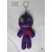 Fetish Voodoo Doll Keychain, Healing, Witchcraft, Magic, Goth, Occult, Vodun, Gri-gri, Dagyde, Chakra