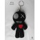 Fetish Voodoo Doll Keychain, Healing, Witchcraft, Magic, Goth, Occult, Vodun, Gri-gri, Dagyde, Chakra