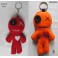 Fetish Voodoo Doll Keychain, Healing, Witchcraft, Magic, Goth, Occult, Vodun, Gri-gri, Dagyde, Chakra