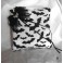 Coussin Porte Alliances Mariage Chauve-souris Batman Gothique, Vampire, Bat, Dracula, Mariage noirr et blanc