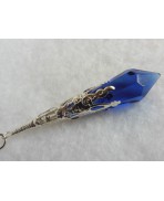 The Waters of Oblivion Pendulum Necklace, Blue, Elven, Mermaid, Magic, Wicca, Game Of Thrones