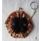 Keyring Mini Coin purse clasp Floral Paprika Red Rust, Coins, Retro purse, Liberty, Monnay, Token trolley