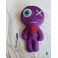 Large Decorative Purple Velvet Plush Voodoo Mummy Doll, Poppet, Cushion, Couple, Love, Zombie, Valentine, Wedding