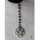 Choker Velours noir Pentacle, Collier Rosaire court ras de cou, Pentagramme, Magie, Bijou boheme, Sorcière, Païen, Dark mori