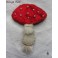 Velvet Mushroom Textile Brooch, Nature, Fungi, Amanita, Fongus, Mori girl, Forest, Green Witch, autumn, winter