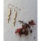 Boucles d'oreilles Serpent Snake doré Acier or, Minimaliste, Pagan, nordique, Viking, Reptile, Bijou boho