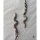 Boucles d'oreilles Serpent Snake Acier argenté, Minimaliste, Pagan, nordique, Viking, Reptile, Bijou boho, festival
