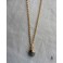 Dainty Minimalist Labradorite drop gold-plated necklace, Bohemian jewelry, Labradorite, festival, Wedding