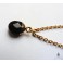 Dainty Minimalist Black Onyx drop gold-plated necklace, Bohemian jewelry, Labradorite, festival, Wedding, Bridesmaid
