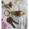 Sea Goddess Keychain, Golden Murex Shell Specimen, Cabinet of Curiosities, Mermaid, Summer, Beach, conchology, Malacology, Conch