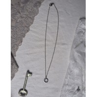 Collier minimaliste Etoile du Nord acier argenté, étoile polaire, céleste, Mariage hiver, cadeau femme