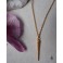 Gold golden twisted Unicorn Horn necklace, Dark academia, fairy choker, fantastic bestiary, Elven wedding, Mythology