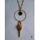 Apophis Snake Rosary Golden Necklace, Gothic Choker, Snake, Gypsy Witch, Viking, Egypt, Pagan, Cottagecore, Tribal, Etnic 