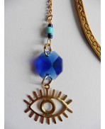 Small Dark Academia Mati Greek Eye Bookmark, Literary Gift, Literature, Talisman, Evil Eye, Protection, Book Lover