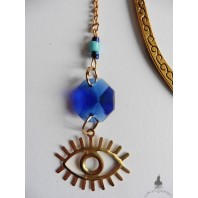 Small Dark Academia Mati Greek Eye Bookmark, Literary Gift, Literature, Talisman, Evil Eye, Protection, Book Lover