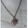 Collier Ras de cou Petit Coeur Gelé Améthyste, Dark mori, Sorcière, Choker victorien, Cottagecore