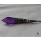 Belladonna Purple Pendulum Necklace, Gothic Choker, Cottagecore, Dark Academia, Strega, Dark Mori, glass crystal, Witch