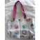 Sac Enfant Chouette Hibou Petit Cabas Shopping Blanc Pois Rose Pastel Printemps été, Sac épaule, sac à main, Tote bag