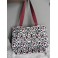 Sac Cabas Shopping Triangle Géométrique Noir blanc rose Prune, Sac épaule, sac à main, Tote bag