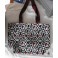 Black white pink Burgundy Women Geometric Triangle Shopping Bag, Tote Bag, Shoulder bag, Handbag