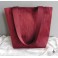 Faded Crimson Burgundy Corduroy Velvet Women Shopping Bag, Tote Bag, Shoulder bag, Handbag