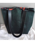 Green Corduroy Velvet Women Shopping Bag, Tote Bag, Shoulder bag, Handbag