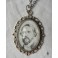 Collier Victorien Portrait écrivain le Fanu, Cadeau Littéraire, Cottagecore, Dark Academia, Gothique, Vampire