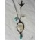 Le Bonheur est bleu Collier Cottagecore, Romantique, mariage victorien, Dark Academia, Shabby, Demoiselle d'honneur, Vintage