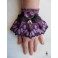 Gothic Plum Purple Bat Victorian Lace Cuff Bracelet, Edwardian, Gothic Wedding, Vampire, Dark Academia, Cottagecore