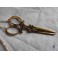 Retro Victorian Scissors Golden Necklace, Gothic, Steampunk, Shabby, Sewing, Wedding, Tea Party, Scissorhands, Dressmaker