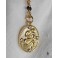 Cléopâtre Collier médaille Serpent or Zirconia, Collier perlé, gothique, Gypsy, Viking, Egypte, Bohème, Reptile, Tarot