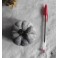 Cottagecore Gray Velvet Pumpkin Needle Pin cushion, Ornament, Sewing Gift, Cinderella