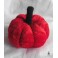 Cottagecore Red Velvet Pumpkin Needle Pin cushion, Ornament, Sewing Gift, Cinderella