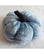 Cottagecore Blue Velvet Pumpkin Needle Pin cushion, Ornament, Sewing Gift, Cinderella