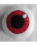 Red Eye Needle Pin cushion, Needle holder, sewing gift, Eyeball, Anatomy, Gothic cushion