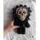 Mardi Gras Carnival Art Doll, Day of the Dead, Calavera, Skull, Skeleton, Voodoo