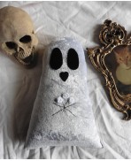 The Victorian Ghost in Love Gothic Doll, Art Doll, Haunted Decor, Halloween, Gothic Cushion, Ghost ornament, Dead spirit