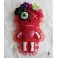 Red Mummy Dias de los Muertos Voodoo Doll, Frida, Gothic, Calavera, Valentine's Day, Skeleton, Santeria, Art, Day of the Dead