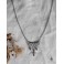 Collier Croix de Jeanne d'Arc, Cotte de mailles, Armure, Sainte, médiéval, Dark Academia, Historique, catholique, Chevalerie