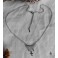 Collier Croix de Jeanne d'Arc, Cotte de mailles, Armure, Sainte, médiéval, Dark Academia, Historique, catholique, Chevalerie